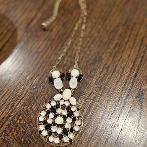 Kate Spade Fashion Jewelry round pendant long necklace